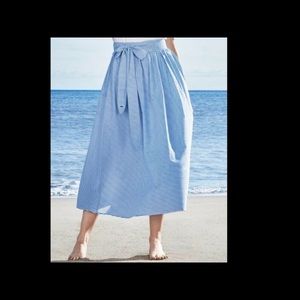 Vineyard Vines for Target Stripped Midi Skirt